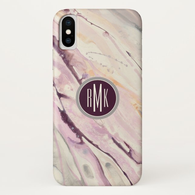 Monogram | Flowing I Case-Mate iPhone Case (Back)