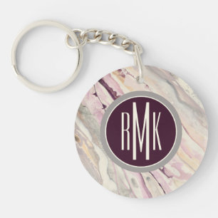 Monogram   Flowing I Key Ring
