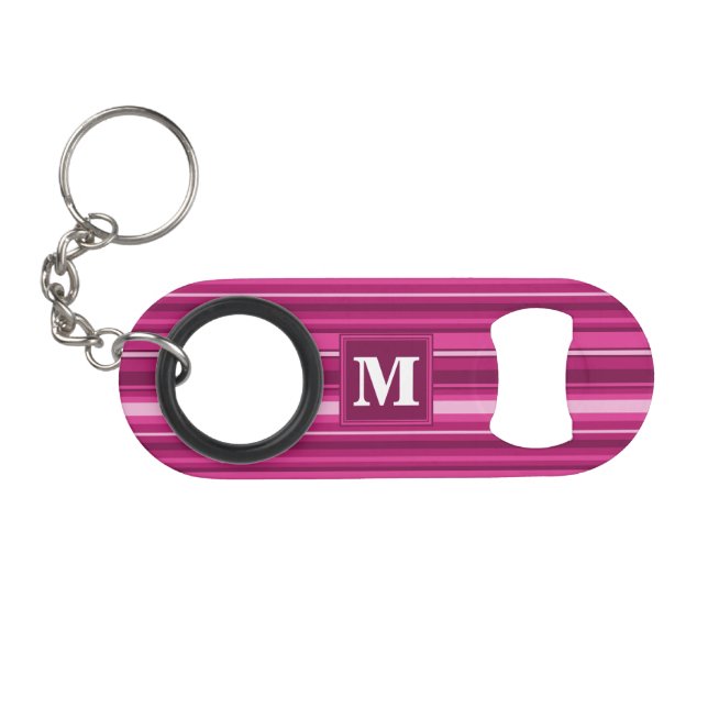 Monogram fuchsia stripes (Front (Horizontal))