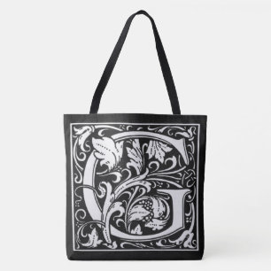 Monogram G Reversible B&W Tote Bag All-Over Print