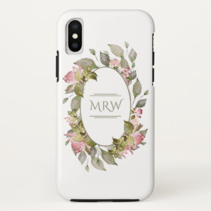 Monogram Garden Floral iPhone X Case
