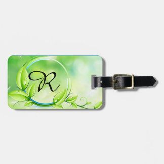 Monogram Garden Plant Luggage Tag