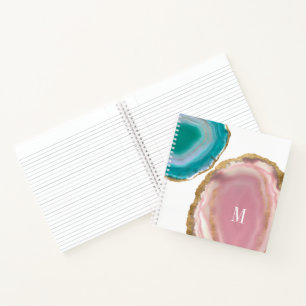 Monogram Gem Stones I Notebook