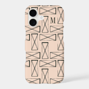 Monogram Geometric Rectangle X Design