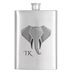 Monogram Geometrics Elephant Head Hip Flask