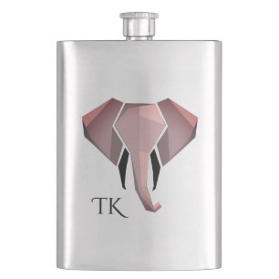 Monogram Geometrics Elephant Head Hip Flask