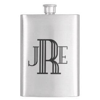 Monogram Gift Flask for Men - Customisable