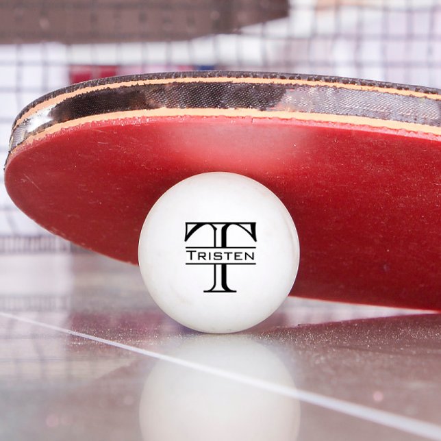 Monogram Gift Ping Pong Ball (Creator Uploaded)