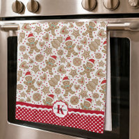 Monogram Gingerbread Man Christmas