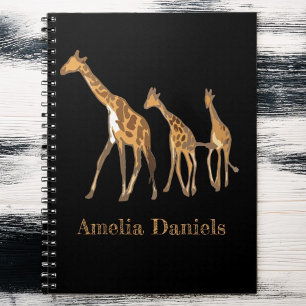 Monogram Giraffe Notebook