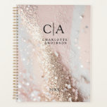 Monogram Glitter Planner<br><div class="desc">Glitter,  Monogram customer specific planner.
Just edit your product in a few minutes. You can change the font/size/colour and position using "further personalise".</div>