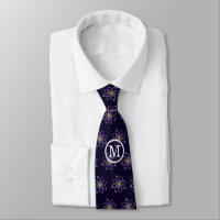 Monogram Gold and Silver Atomic Structure Science