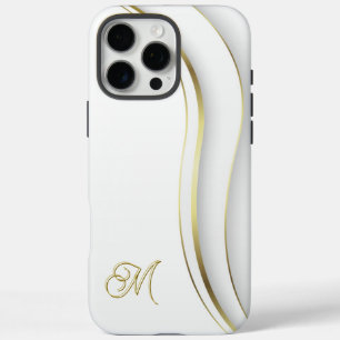 Monogram Golden Swirl  iPhone 16 Pro Max Case