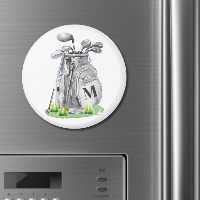 Monogram Golf Bag Magnet (Monogram Golf Bag magnet)