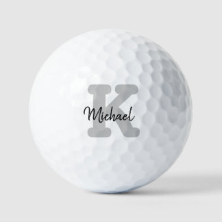 Monogram Golf Balls - Custom Name & Initials