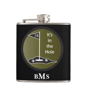 Monogram Golf It's In the Hole Hip Flask