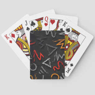 Monogram graffiti playing cards