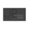 Monogram Grey Black Consultant Business Card