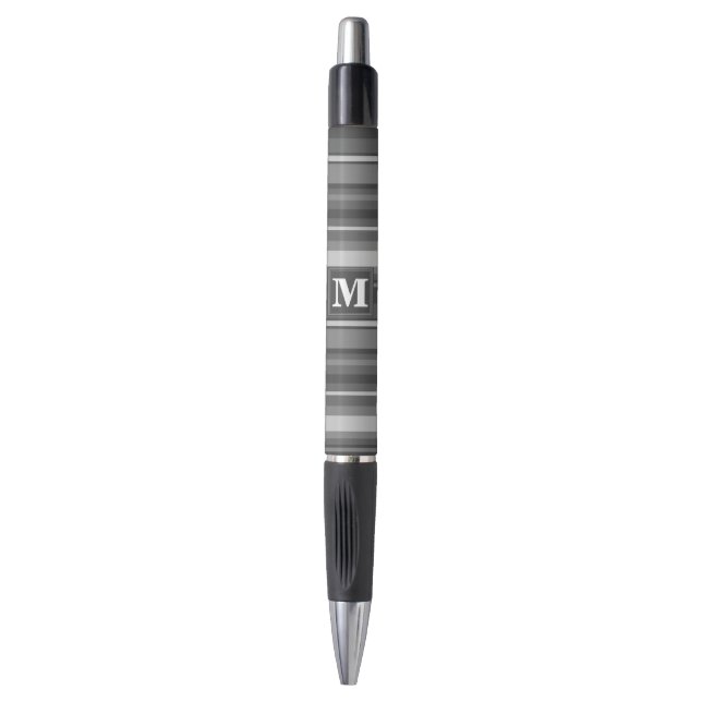 Monogram grey stripes (Front Vertical)