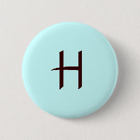 Monogram H Button