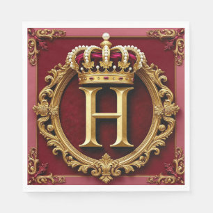 ✨ Monogram H Design For Formal Event Tables ✨ Napkin