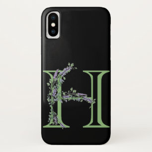 Monogram H Lavender Eucalyptus iPhone X Case