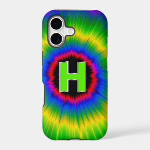 Monogram H Tie Dye Multicolor Rainbow
