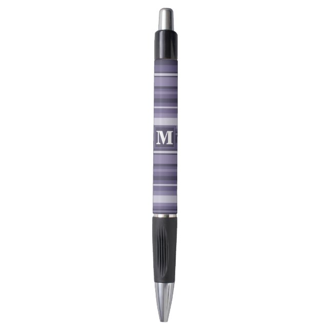 Monogram heather purple stripes (Front Vertical)