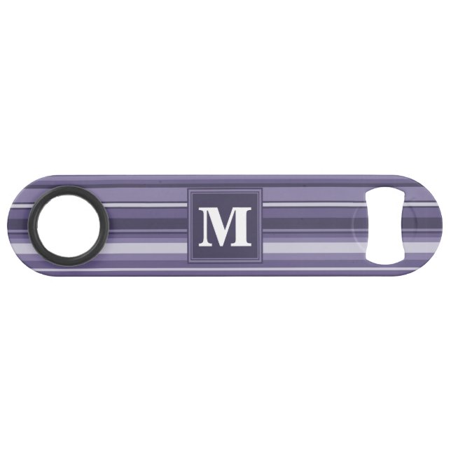 Monogram heather purple stripes (Front (Horizontal))