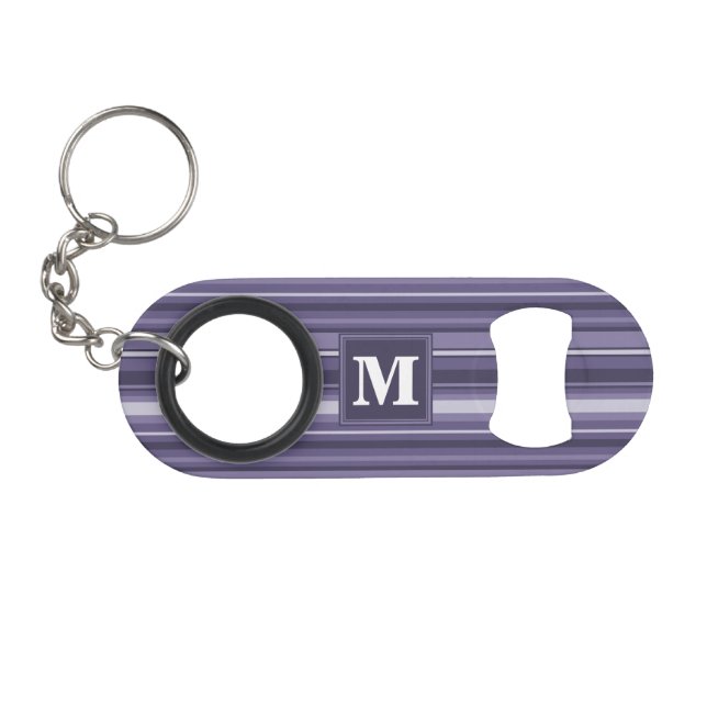 Monogram heather purple stripes (Front (Horizontal))