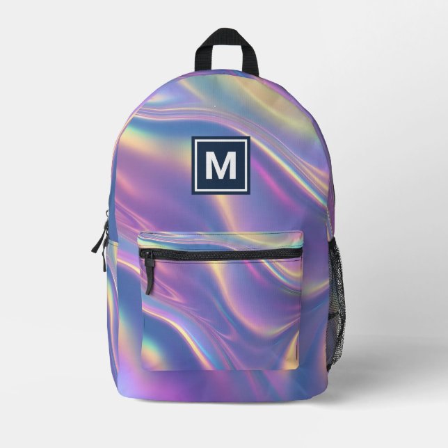 Monogram Holographic Iridescent Backpack (Front)
