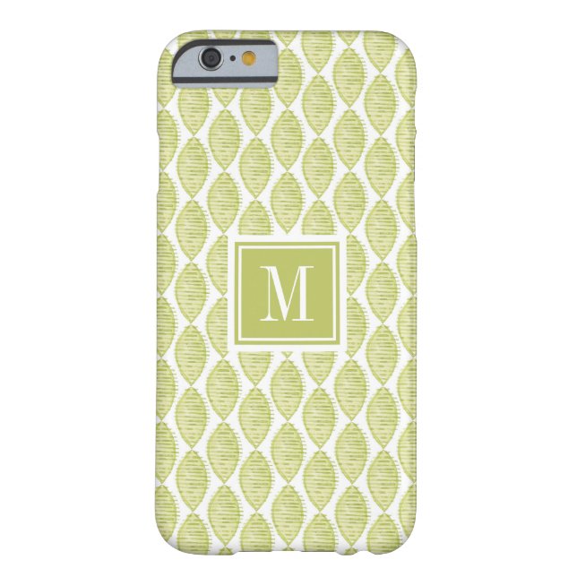 Monogram | Hygge Flowers Pattern Case-Mate iPhone Case (Back)