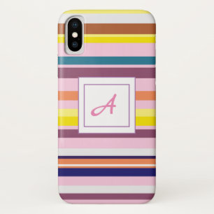 Monogram  iApple iPhone X, Barely There X Case