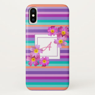 Monogram iApple iPhone X, Barely There X Case