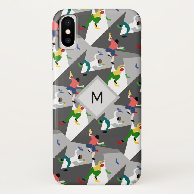 Monogram Indoor Climbing Case-Mate iPhone Case (Back)