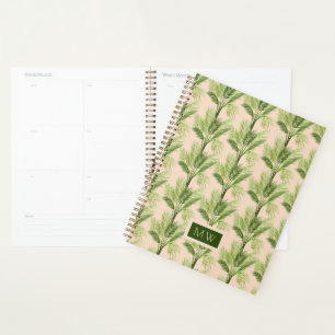 Monogram Indoor Oasis Palm Tree Pattern Planner