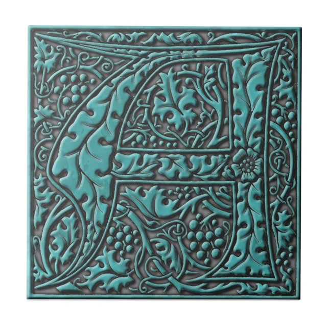 Monogram Initial A Ceramic Tile (Front)