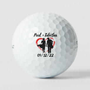 Monogram Initial and Name Personalised Golf Balls