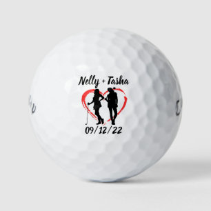 Monogram Initial and Name Personalised  Golf Balls