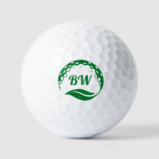 Monogram Initial and Name Personalised Golf Balls