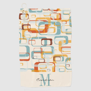 Monogram Initial and Name Personalised Golf Towel