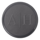 Monogram Initial Black Wax Seal Sticker