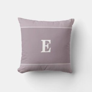 Monogram Initial E Letter Elegant Colors Modern Cushion