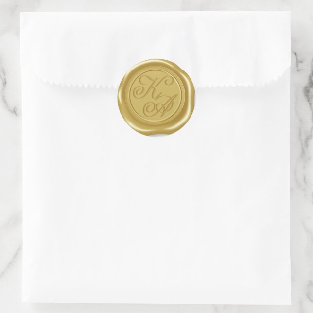 Monogram Initial Envelope Seals (Bag)
