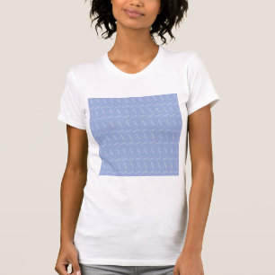 Monogram Initial Letter A, Blue T-Shirt