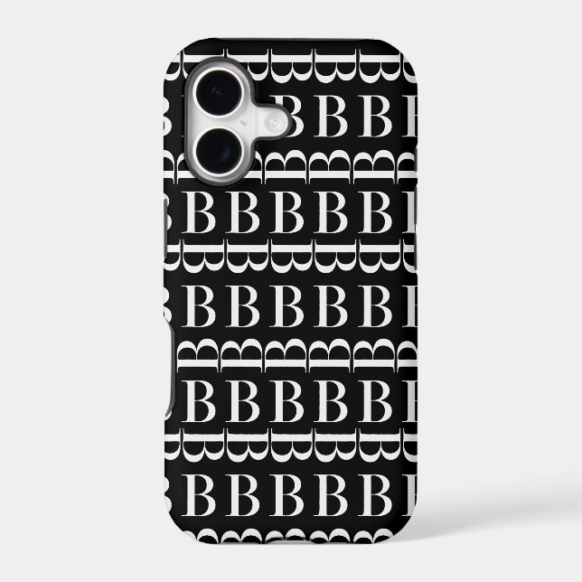 Monogram Initial Letter B (Back)