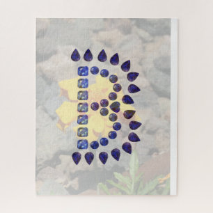 Monogram Initial Letter B Jigsaw Puzzle