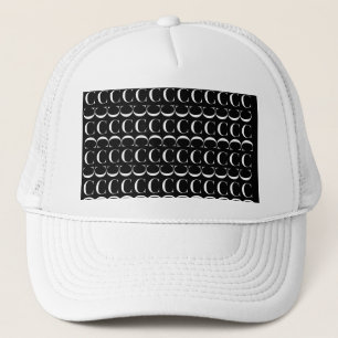 Monogram Initial Letter C, Choose Background Trucker Hat