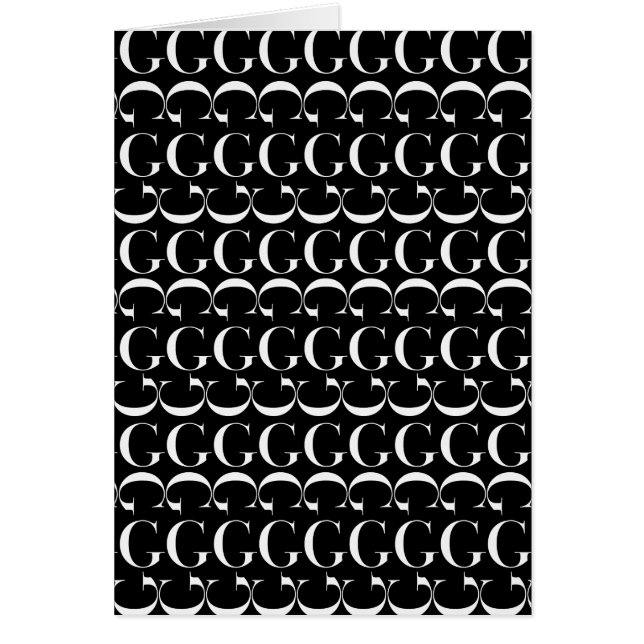 Monogram Initial Letter G (Front)