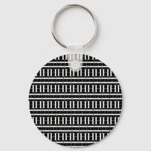 Monogram Initial Letter H Key Ring